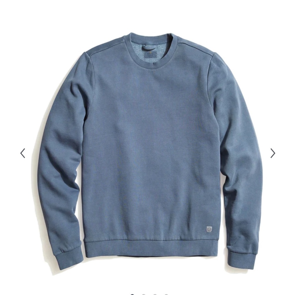 Marine Layer Theo Sweatshirt in China Blue